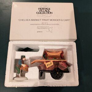 Department 56 Dickens Village Chelsea Market Fruit Monger